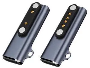 2pcs/lot Magnetic Smart Watch Charging Adapter USB Type-C to Pitch 7.62mm with 2-Pin 4-Pin Compatible with Bone Conduction Headphone 2pcs/lot Magnetic Smart Watch Charging Adapter USB Type-C to Pitch 7.62mm with 2-Pin 4-Pin Compatible with Bone Conduction Headphone