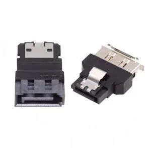 2pcs/lot SATA 7Pin Male to ESATA Female & External ESATA to SATA Adapter Extender for SSD Disk 2pcs/lot SATA 7Pin Male to ESATA Female & External ESATA to SATA Adapter Extender for SSD Disk