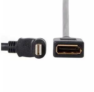 Down Angled Mini DP DisplayPort 90 Degree to DisplayPort Female Cable for Displays Monitors Down Angled Mini DP DisplayPort 90 Degree to DisplayPort Female Cable for Displays Monitors