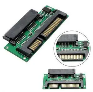 1.8" Micro SATA SSD HDD Hard Disk Drive to 2.5" SATA Laptop Notebook Adapter PCB SA-076 1.8" Micro SATA SSD HDD Hard Disk Drive to 2.5" SATA Laptop Notebook Adapter PCB SA-076