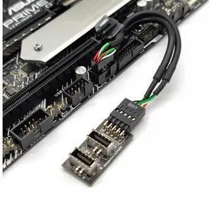 Dual USB 3.1 Front Panel Socket Key-A Type-E to USB 2.0 9Pin 10Pin Mainboard Header Male Cable Extension Adapter Dual USB 3.1 Front Panel Socket Key-A Type-E to USB 2.0 9Pin 10Pin Mainboard Header Male Cable Extension Adapter