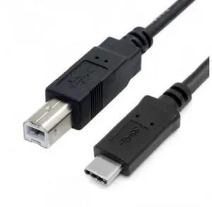 SM USB-C USB 3.1 Type C Male to USB 2.0 B Type Male Data Cable for Cell Phone & Mac & Laptop SM USB-C USB 3.1 Type C Male to USB 2.0 B Type Male Data Cable for Cell Phone & Mac & Laptop