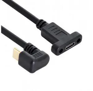 SM 180 Degree Opposite U Shape Back Angled USB-C USB 3.1 Type C Male to Female Extension Data Cable 30cm SM 180 Degree Opposite U Shape Back Angled USB-C USB 3.1 Type C Male to Female Extension Data Cable 30cm