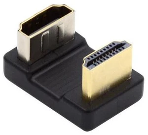 HKCY Standard HDMI 1.4 Male Type-A to HDMI Female Port Savers 360 Degree Down Opposite U Shape Back Angled Extension Adapter Converter HKCY Standard HDMI 1.4 Male Type-A to HDMI Female Port Savers 360 Degree Down Opposite U Shape Back Angled Extension Adapter Converter