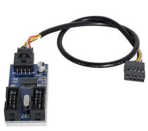 HKCY U2-034 Motherboard 9pin USB 2.0 Header 1 to 2 Female Extension Cable HUB Connector Adapter Port Multilier HKCY U2-034 Motherboard 9pin USB 2.0 Header 1 to 2 Female Extension Cable HUB Connector Adapter Port Multilier