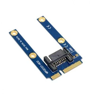 HKCY SA-090 50mm Mini PCI-E mSATA SSD to Flat SATA 7pin Hard Disk Drive PCBA Extension Adapter HKCY SA-090 50mm Mini PCI-E mSATA SSD to Flat SATA 7pin Hard Disk Drive PCBA Extension Adapter