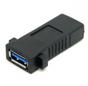 USB 3.0 A Female to A Female Extension Jack Coupler Adapter for Wall Plate Panel USB Cable USB 3.0 A Female to A Female Extension Jack Coupler Adapter for Wall Plate Panel USB Cable