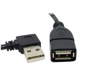 480Mbps USB 2.0 Right Angled 90 Degree A Type Male to Female Extension Cable 480Mbps USB 2.0 Right Angled 90 Degree A Type Male to Female Extension Cable