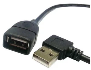 480M USB 2.0 Left Angled 90 degree A type male to Female extension cable 40cm U2-002-LE-0.4M 480M USB 2.0 Left Angled 90 degree A type male to Female extension cable 40cm U2-002-LE-0.4M