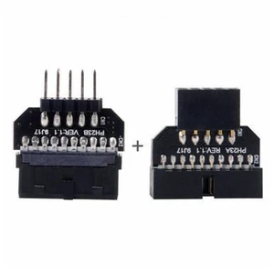 1set Reversible USB 2.0 9Pin Housing to Motherboard USB 3.0 20pin Header Female Adapter 1set Reversible USB 2.0 9Pin Housing to Motherboard USB 3.0 20pin Header Female Adapter