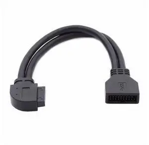 Left Angled USB 3.0 20Pin 19Pin Male to Female Extension 5Gbps Cable 90 Degree for Motherboard Mainboard Left Angled USB 3.0 20Pin 19Pin Male to Female Extension 5Gbps Cable 90 Degree for Motherboard Mainboard