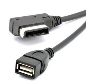 HKCY CA-022 Media In AMI MDI USB AUX Flash Drive Adapter Cable For Car VW AUDI 2014 A4 A6 Q5 Q7 HKCY CA-022 Media In AMI MDI USB AUX Flash Drive Adapter Cable For Car VW AUDI 2014 A4 A6 Q5 Q7