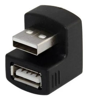 Up Angled USB 2.0 Adapter A Male to Female Extension 90 180 360 Degree Black U2-099-UP Up Angled USB 2.0 Adapter A Male to Female Extension 90 180 360 Degree Black U2-099-UP