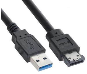 HKCY U3-008 USB 3.0 to Power Over eSATA DC5V Adapter USB2.0 to HDD/SSD/ODD eSATAp Converter HKCY U3-008 USB 3.0 to Power Over eSATA DC5V Adapter USB2.0 to HDD/SSD/ODD eSATAp Converter