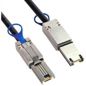 SM 1m External Mini SAS 4x SFF-8088 to SFF 8088 Data Raid Cable SM 1m External Mini SAS 4x SFF-8088 to SFF 8088 Data Raid Cable