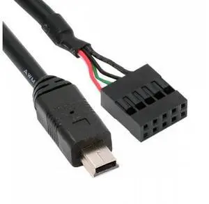 USB 2.0 Motherboard 9pin 10pin Header to Mini USB 5Pin Cable 50cm for Mini Monitor Sensor Panel Camera USB 2.0 Motherboard 9pin 10pin Header to Mini USB 5Pin Cable 50cm for Mini Monitor Sensor Panel Camera