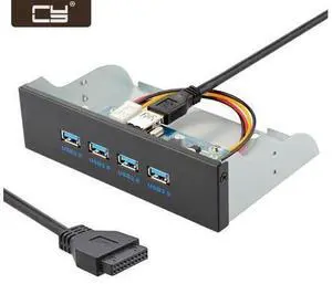 USB 3.0 HUB 4 Ports Front Panel to Motherboard 20Pin Connector Cable for 5.25" CD-ROM Bay U3-110 USB 3.0 HUB 4 Ports Front Panel to Motherboard 20Pin Connector Cable for 5.25" CD-ROM Bay U3-110