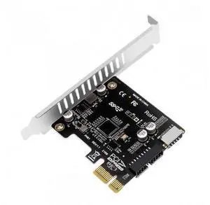 HKCY UC-039 5Gbps Type-E USB 3.1 Front Panel SocketUSB 2.0 to PCI-E 1X Express Card VL805 Adapter for Motherboard HKCY UC-039 5Gbps Type-E USB 3.1 Front Panel SocketUSB 2.0 to PCI-E 1X Express Card VL805 Adapter for Motherboard