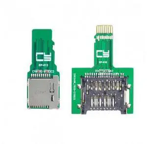2pcs TF Micro SD Male Extender to SD Card Female Extension Adapter PCBA SD/SDHC/SDXC UHS-III UHS-3 UHS-2 2pcs TF Micro SD Male Extender to SD Card Female Extension Adapter PCBA SD/SDHC/SDXC UHS-III UHS-3 UHS-2