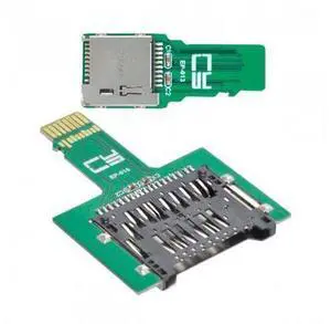 SM 2pcs TF Micro SD Male Extender to SD Card Female Extension Adapter PCBA SD/SDHC/SDXC UHS-III UHS-3 UHS-2 SM 2pcs TF Micro SD Male Extender to SD Card Female Extension Adapter PCBA SD/SDHC/SDXC UHS-III UHS-3 UHS-2