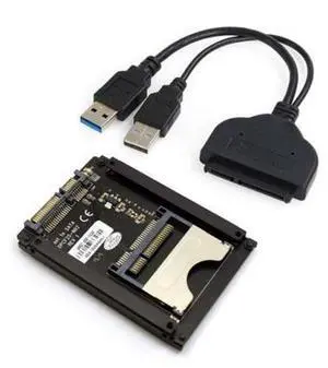 HKCY U3-067+SA-059 SATA 22Pin to USB 3.0 to CFast Card adapter 2.5 inch Hard Disk Case SSD HDD CFast Card Reader for PC Laptop HKCY U3-067+SA-059 SATA 22Pin to USB 3.0 to CFast Card adapter 2.5 inch Hard Disk Case SSD HDD CFast Card Reader for PC Laptop