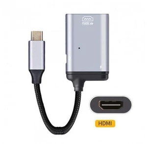 SM USB-C Type C to HDMI Converter HDTV Adapter 4K 60hz 1080p with Female PD Power Port SM USB-C Type C to HDMI Converter HDTV Adapter 4K 60hz 1080p with Female PD Power Port