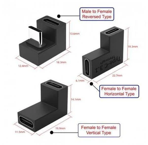SM 3pcs/lot USB 3.1 Type C Male Female to USB-C Female Power Data 10Gbps Adapter for NS Switch & Phone SM 3pcs/lot USB 3.1 Type C Male Female to USB-C Female Power Data 10Gbps Adapter for NS Switch & Phone