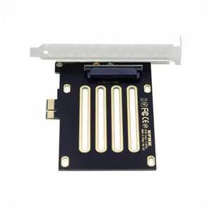 PCI-E 4.0 x1 Lane PCI Express Host to U.3 U3 Kit SFF-8639 SSD Adapter for Motherboard Compatible with PM1735 NVMe PCIe SSD PCI-E 4.0 x1 Lane PCI Express Host to U.3 U3 Kit SFF-8639 SSD Adapter for Motherboard Compatible with PM1735 NVMe PCIe SSD