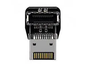 SM 2pcs USB 3.1 Front Panel Header Male to Female Type-E Motherboard Extension Data Adapter SM 2pcs USB 3.1 Front Panel Header Male to Female Type-E Motherboard Extension Data Adapter