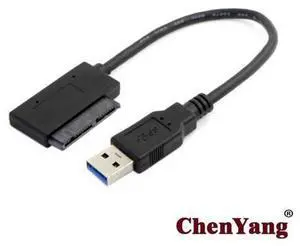 Micro SATA 7+9 16 Pin 1.8" 90 Degree Angled Hard Disk Driver SSD Adapter to USB 3.0 Cable 10cm Micro SATA 7+9 16 Pin 1.8" 90 Degree Angled Hard Disk Driver SSD Adapter to USB 3.0 Cable 10cm