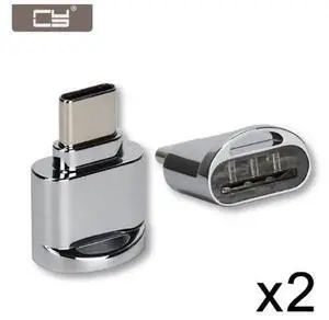 USB-C USB 2.0 Type C to Micro SD SDXC TF Card Reader Adapter for Laptop & Cell Phone 2pcs USB-C USB 2.0 Type C to Micro SD SDXC TF Card Reader Adapter for Laptop & Cell Phone 2pcs