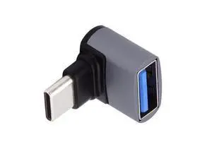 Up Down Angled USB-C Type-C to USB 3.0 Female OTG Adapter 90 Degree for Laptop Tablet Phone Up Down Angled USB-C Type-C to USB 3.0 Female OTG Adapter 90 Degree for Laptop Tablet Phone