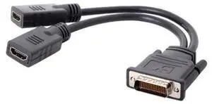 DMS-59Pin Male to Dual HDMI 1.4 Female Splitter Extension Cable for PC Graphics Card DMS-59Pin Male to Dual HDMI 1.4 Female Splitter Extension Cable for PC Graphics Card