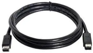 OIAGLH 5ft 6 pin Male to 6 pin Male Clear Firewire 400/400 Cable for IEEE 1394 devices OIAGLH 5ft 6 pin Male to 6 pin Male Clear Firewire 400/400 Cable for IEEE 1394 devices