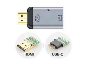 4K 60hz 1080p USB-C Type C Female Source to HDTV Sink HDTV & PD Power Adapter for Phone & Laptop 4K 60hz 1080p USB-C Type C Female Source to HDTV Sink HDTV & PD Power Adapter for Phone & Laptop