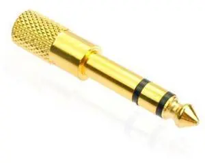 Gold 6.3mm 1/4" Male Plug to 3.5mm 1/8" Female Jack Stereo Headphone Audio Adapter Home Connectors Adapter Microphone Gold 6.3mm 1/4" Male Plug to 3.5mm 1/8" Female Jack Stereo Headphone Audio Adapter Home Connectors Adapter Microphone