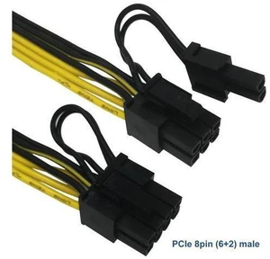 PCI-Express PCIE 8 Pin to Dual 8 (6+2) Pin VGA Graphic Video Card Adapter Power Supply Cable pci-e power cable 20cm PCI-Express PCIE 8 Pin to Dual 8 (6+2) Pin VGA Graphic Video Card Adapter Power Supply Cable pci-e power cable 20cm