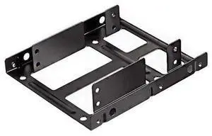 Eunaimee 2 of 2.5"SSD/Hard Drive to 3.5" Drive Bay Adapter Mounting Bracket HDD Converter Tray, support 2pcs SSD Drive Eunaimee 2 of 2.5"SSD/Hard Drive to 3.5" Drive Bay Adapter Mounting Bracket HDD Converter Tray, support 2pcs SSD Drive