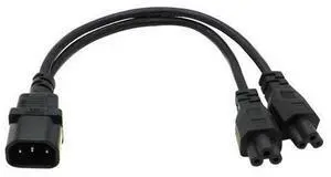 IEC 320 C14 Male Plug to 2XC13 C5 C7 C13 Female Y Type Splitter Power Cord,C14 to 2ways C13 Power Adapter Cable 250V/10Acable(pw-040) IEC 320 C14 Male Plug to 2XC13 C5 C7 C13 Female Y Type Splitter Power Cord,C14 to 2ways C13 Power Adapter Cable 250V/10Acable(pw-040)