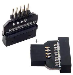 1set Reversible USB 2.0 9Pin Housing to Motherboard USB 3.0 20pin Header Female Adapter 1set Reversible USB 2.0 9Pin Housing to Motherboard USB 3.0 20pin Header Female Adapter