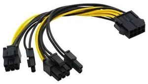 PCIe PCIe 8P to 2x 8P Adapter Splitter Power Extension Cable,Power Supply PCI-e 8-pin for PCI Express GPU Video(PCIe 8P to 2x 8P) PCIe PCIe 8P to 2x 8P Adapter Splitter Power Extension Cable,Power Supply PCI-e 8-pin for PCI Express GPU Video(PCIe 8P to 2x 8P)