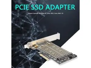 M.2 NVME to PCIE Adapter Module Board M+B Key NGFF SSD to PCI-E 3.0 X4 SATA Expansion Card adapter add on cards Computer Acc M.2 NVME to PCIE Adapter Module Board M+B Key NGFF SSD to PCI-E 3.0 X4 SATA Expansion Card adapter add on cards Computer Acc