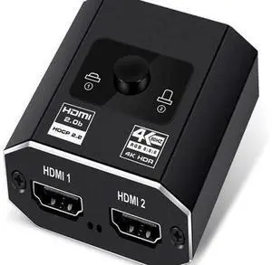 HDMI-compatible Splitter 4K 60HZ HD2.0 Switch for PS5 Bi-Direction 1x2/2x1 Adapter Switcher 2 In 1 Out for PS4 TV Box HD Switch HDMI-compatible Splitter 4K 60HZ HD2.0 Switch for PS5 Bi-Direction 1x2/2x1 Adapter Switcher 2 In 1 Out for PS4 TV Box HD Switch