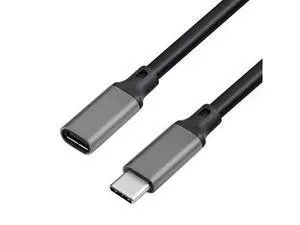 10Gbps Gen2 Type-C USB 3.1 Male to USB-C Female Extension Data 100W Charging Cable Extender Cord Reversible Design 1m 2m 3m 0.2mBlack 10Gbps Gen2 Type-C USB 3.1 Male to USB-C Female Extension Data 100W Charging Cable Extender Cord Reversible Design 1m 2m 3m 0.2mBlack