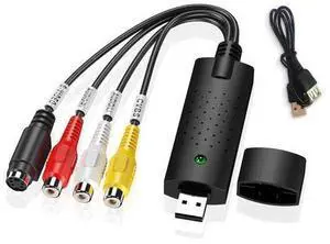 USB2.0 VHS to DVD Converter Convert Analog Video To Digital Format Audio Video DVD VHS Record Capture Card quality PC adapter USB2.0 VHS to DVD Converter Convert Analog Video To Digital Format Audio Video DVD VHS Record Capture Card quality PC adapter