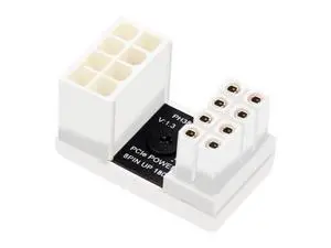 ATX 8pin Male 180 Degree Angled to 8 Pin Female Power Adapter for Desktops Graphics Card GPU PCIe 8 Pin U Turn Connector(Type A) ATX 8pin Male 180 Degree Angled to 8 Pin Female Power Adapter for Desktops Graphics Card GPU PCIe 8 Pin U Turn Connector(Type A)