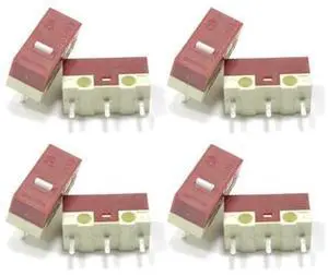 Mouse Micro Switch HUANO White Dot 5M Clicks Microswitch 8PCS Mouse Micro Switch HUANO White Dot 5M Clicks Microswitch 8PCS