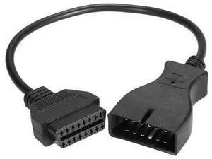 OBD-II Extension Cable 12 Pin to OBD OBDII 16 Pin Adapter Connector Replacement for GM 12Pin 40cm OBD-II Extension Cable 12 Pin to OBD OBDII 16 Pin Adapter Connector Replacement for GM 12Pin 40cm