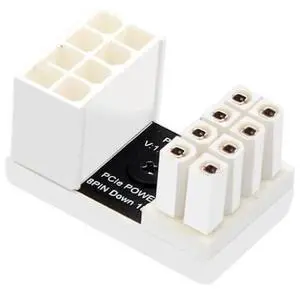 ATX 8pin Male 180 Degree Angled to 8 Pin Female Power Adapter for Desktops Graphics Card GPU PCIe 8 Pin U Turn Connector(Type B) ATX 8pin Male 180 Degree Angled to 8 Pin Female Power Adapter for Desktops Graphics Card GPU PCIe 8 Pin U Turn Connector(Type B)