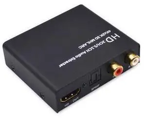 HD 2.0 Audio Extractor Support 4K 60Hz YUV 4:4:4 and HDR HD to Optical SPDIF Analog RCA L/R 3.5mm Converter HD 2.0 Audio Extractor Support 4K 60Hz YUV 4:4:4 and HDR HD to Optical SPDIF Analog RCA L/R 3.5mm Converter